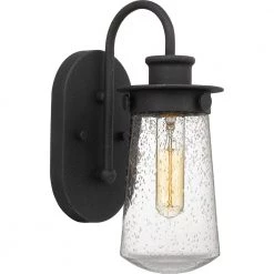 Lewiston 1-Light Grey Ash Wall Sconce by Quoizel