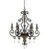 Marquette 6-Light Heirloom Candle-Style Chandelier by Quoizel -Quoizel Sales heirloom quoizel chandeliers mq5006hl 64 1000