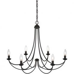 Mirren 6-Light Imperial Bronze Candle-Style Chandelier by Quoizel -Quoizel Sales imperial bronze quoizel chandeliers mrn5006ib 1f 1000