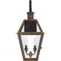 Rue De Royal 1-Light Industrial Bronze Outdoor Wall Lantern Sconce by Quoizel -Quoizel Sales industrial bronze quoizel outdoor sconces ro8411iz 4f 1000