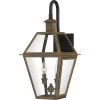 Rue De Royal 1-Light Industrial Bronze Outdoor Wall Lantern Sconce by Quoizel -Quoizel Sales industrial bronze quoizel outdoor sconces ro8411iz 64 1000