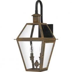 Rue De Royal 1-Light Industrial Bronze Outdoor Wall Lantern Sconce by Quoizel -Quoizel Sales industrial bronze quoizel outdoor sconces ro8411iz c3 1000