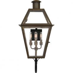 Rue De Royal 1-Light Industrial Bronze Outdoor Wall Lantern Sconce by Quoizel -Quoizel Sales industrial bronze quoizel outdoor sconces ro8414iz 1f 1000