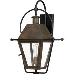Rue De Royal 1-Light Bronze Outdoor Wall Lantern Sconce by Quoizel