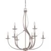 Serenity 9-Light Italian Fresco Candle-Style Chandelier by Quoizel -Quoizel Sales italian fresco quoizel chandeliers ser5009if 64 1000