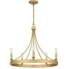 Aspyn 5-Light Light Gold Chandelier by Quoizel -Quoizel Sales light gold quoizel chandeliers apn5026lg 64 1000