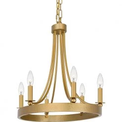 Aspyn 6-Light Light Gold Island Light Chandelier by Quoizel 18 Aspyn 6-Light Light Gold Island Light Chandelier by Quoizel -Quoizel Sales light gold quoizel chandeliers apn636lg 44 1000