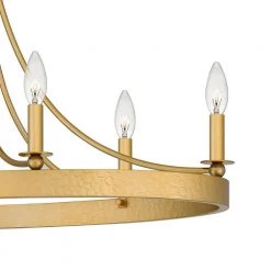 Aspyn 6-Light Light Gold Island Light Chandelier by Quoizel 19 Aspyn 6-Light Light Gold Island Light Chandelier by Quoizel -Quoizel Sales light gold quoizel chandeliers apn636lg fa 1000