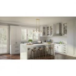 Burkett 4-Light Light Gold Linear Chandelier with Clear Glass Shade by Quoizel -Quoizel Sales light gold quoizel chandeliers bkt436lg 31 1000