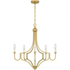Mabel 5-Light Light Gold Chandelier by Quoizel 16 Mabel 5-Light Light Gold Chandelier by Quoizel -Quoizel Sales light gold quoizel chandeliers mab5026lg 44 1000