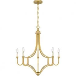 Mabel 5-Light Light Gold Chandelier by Quoizel 14 Mabel 5-Light Light Gold Chandelier by Quoizel -Quoizel Sales light gold quoizel chandeliers mab5026lg 4f 1000