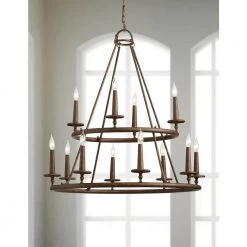 Voyager 12-Light Malaga Candle-Style Chandelier by Quoizel 11 Voyager 12-Light Malaga Candle-Style Chandelier by Quoizel -Quoizel Sales malaga quoizel chandeliers vyr5012ml 1f 1000