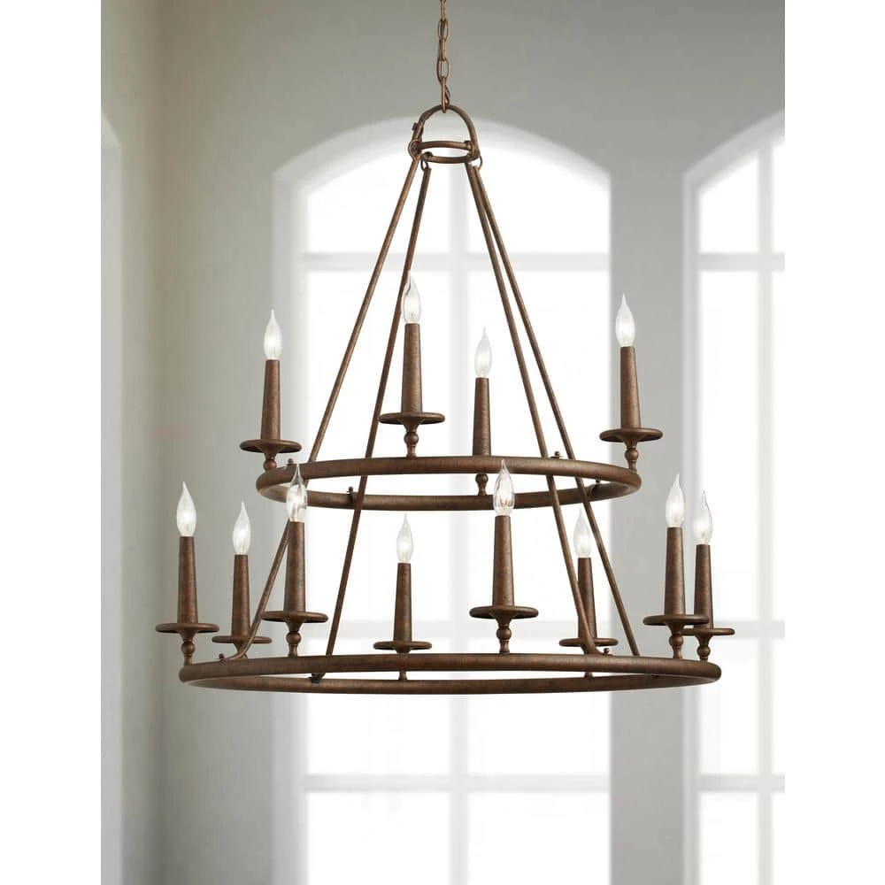 Voyager 12-Light Malaga Candle-Style Chandelier by Quoizel 7 Voyager 12-Light Malaga Candle-Style Chandelier by Quoizel - Image 5