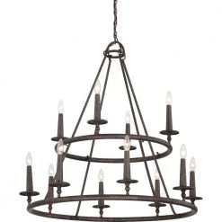 Voyager 12-Light Malaga Candle-Style Chandelier by Quoizel 10 Voyager 12-Light Malaga Candle-Style Chandelier by Quoizel -Quoizel Sales malaga quoizel chandeliers vyr5012ml 4f 1000