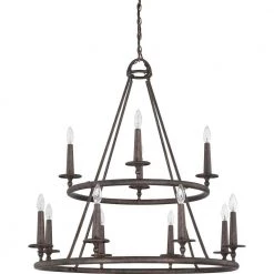 Voyager 12-Light Malaga Candle-Style Chandelier by Quoizel 9 Voyager 12-Light Malaga Candle-Style Chandelier by Quoizel -Quoizel Sales malaga quoizel chandeliers vyr5012ml c3 1000