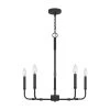 Abner 5-Light Matte Black Chandelier by Quoizel 2 Abner 5-Light Matte Black Chandelier by Quoizel -Quoizel Sales matte black quoizel chandeliers abr5024mbk 64 1000