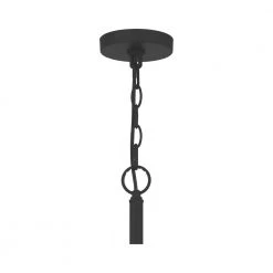 Abner 5-Light Matte Black Chandelier by Quoizel -Quoizel Sales matte black quoizel chandeliers abr5024mbk fa 1000