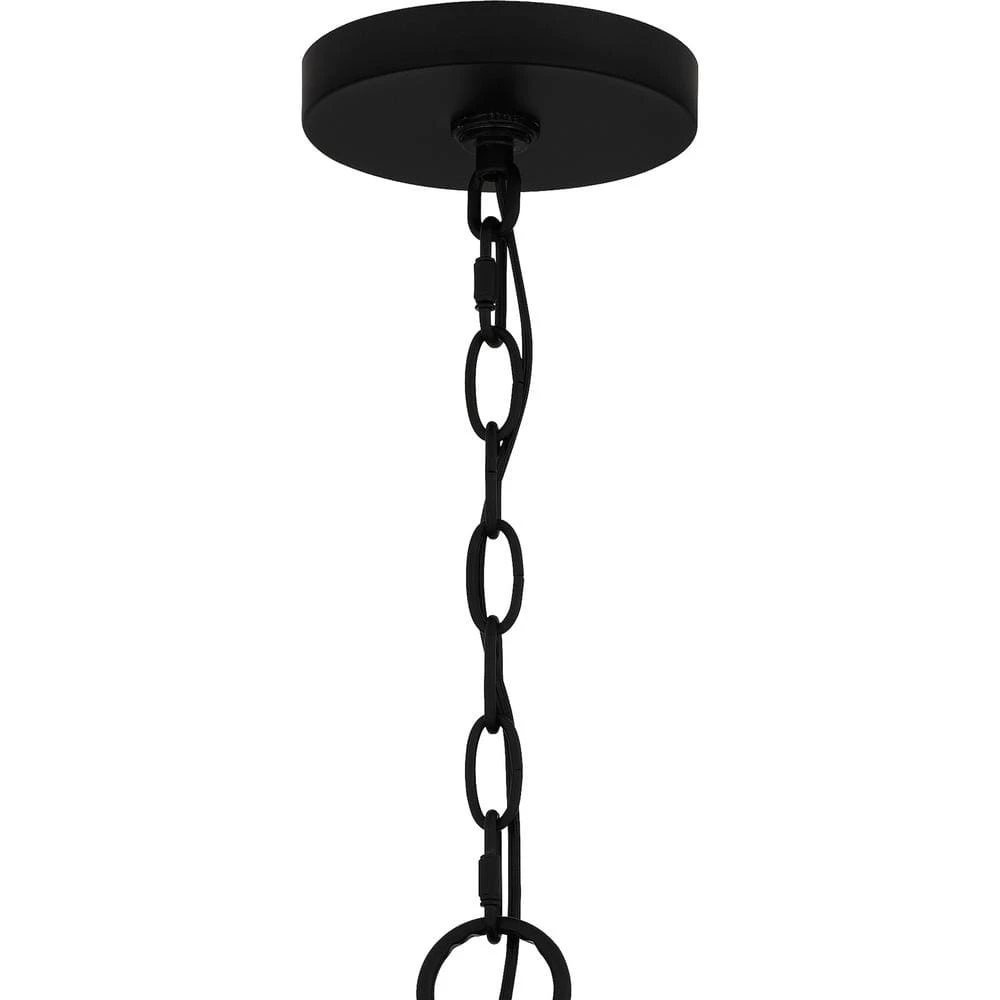 Adelaide 4-Light Matte Black Beaded Pendant by Quoizel 9 Adelaide 4-Light Matte Black Beaded Pendant by Quoizel - Image 7