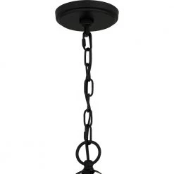 Adelaide 6-Light Matte Black Chandelier by Quoizel -Quoizel Sales matte black quoizel chandeliers adl5026mbk fa 1000