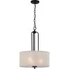 Blanche 3-Light Matte Black Pendant by Quoizel -Quoizel Sales matte black quoizel chandeliers bla2816mbk 64 1000