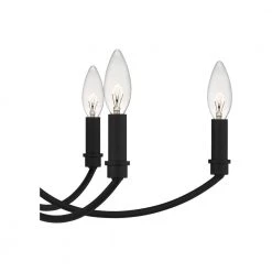 Briar 9-Light Matte Black Chandelier by Quoizel -Quoizel Sales matte black quoizel chandeliers brr5025mbk 44 1000