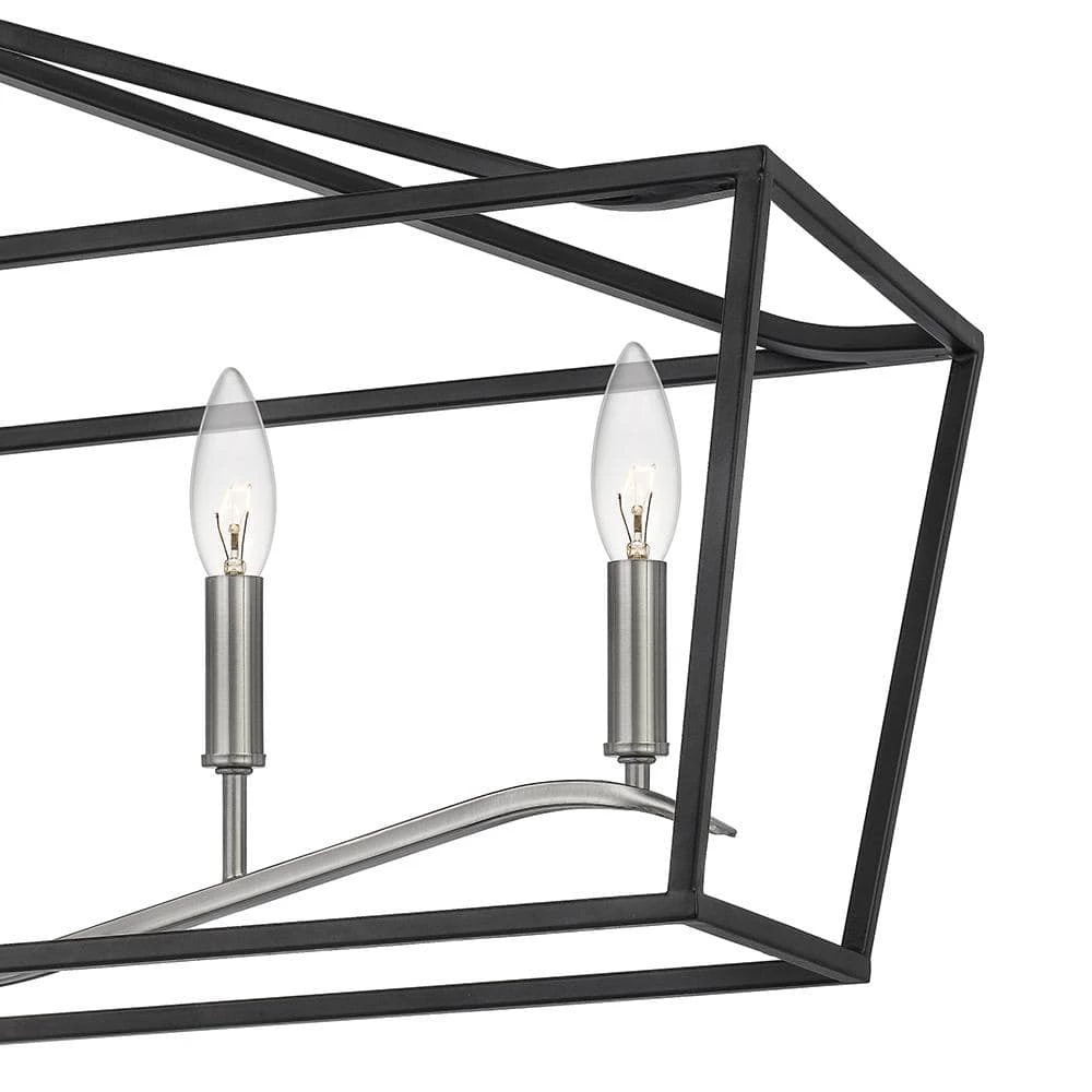 Catalina 6-Light Matte Black Chandelier by Quoizel 7 Catalina 6-Light Matte Black Chandelier by Quoizel - Image 5