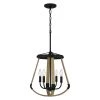 Demura 4-Light Matte Black Candlestick Pendant Light by Quoizel -Quoizel Sales matte black quoizel chandeliers dma2816mbk 64 1000