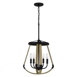 Demura 4-Light Matte Black Candlestick Pendant Light by Quoizel -Quoizel Sales matte black quoizel chandeliers dma2816mbk c3 1000