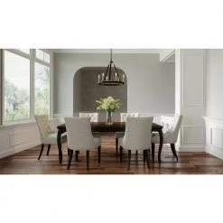 Graylyn 6-Light Matte Black Chandelier by Quoizel -Quoizel Sales matte black quoizel chandeliers gra5024mbk 31 1000