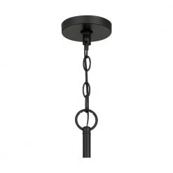Hartman 3-Light Matte Black Pendant by Quoizel -Quoizel Sales matte black quoizel chandeliers hrt2816mbk 44 1000