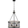 McCrady 4-Light Matte Black Pendant by Quoizel 2 McCrady 4-Light Matte Black Pendant by Quoizel -Quoizel Sales matte black quoizel chandeliers mcy2818mbk 64 1000