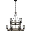McCrady 9-Light Matte Black Chandelier by Quoizel 2 McCrady 9-Light Matte Black Chandelier by Quoizel -Quoizel Sales matte black quoizel chandeliers mcy5030mbk 64 1000