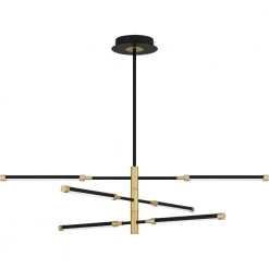 Azalea Integrated LED Matte Black Island Chandelier by Quoizel 13 Azalea Integrated LED Matte Black Island Chandelier by Quoizel -Quoizel Sales matte black quoizel chandeliers pcaza340mbk c3 1000