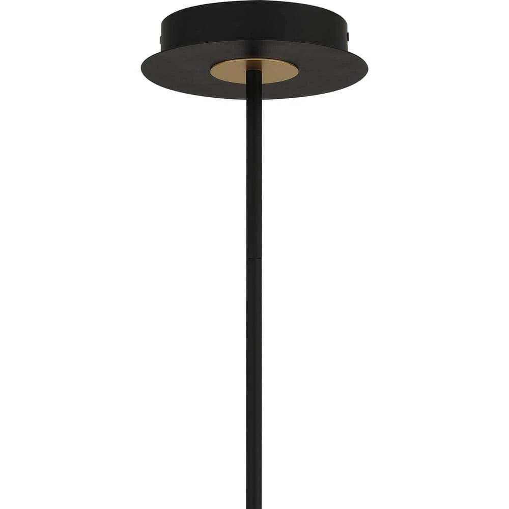 Azalea Integrated LED Matte Black Island Chandelier by Quoizel 9 Azalea Integrated LED Matte Black Island Chandelier by Quoizel - Image 7