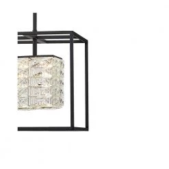 Dazzle Integrated LED Matte Black Pendant by Quoizel -Quoizel Sales matte black quoizel chandeliers pcdz2812mbk 1f 1000