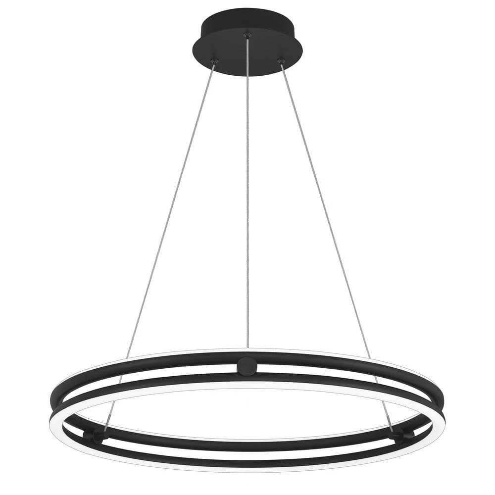 Graves Integrated LED Matte Black Pendant by Quoizel 5 Graves Integrated LED Matte Black Pendant by Quoizel - Image 3