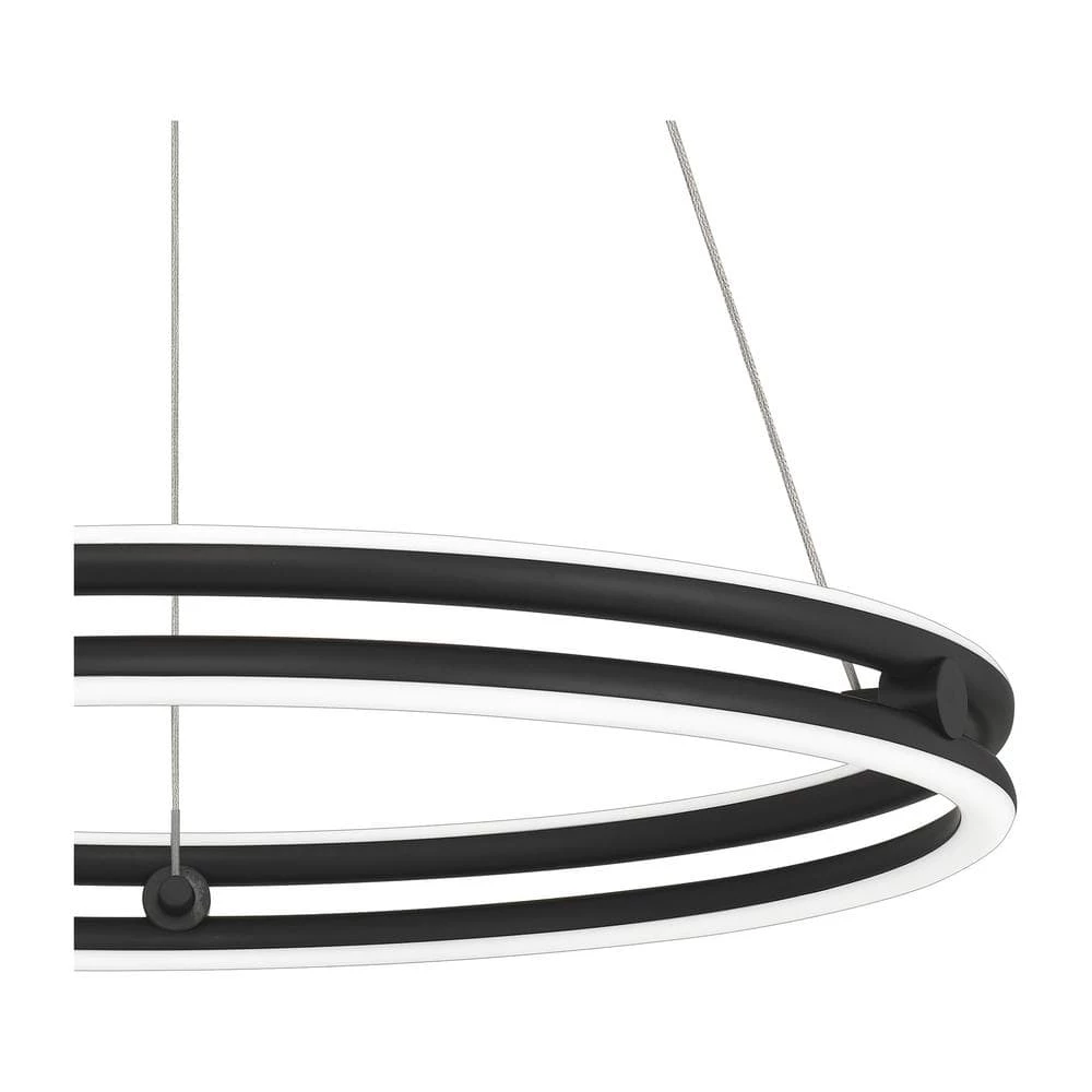 Graves Integrated LED Matte Black Pendant by Quoizel 9 Graves Integrated LED Matte Black Pendant by Quoizel - Image 7