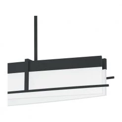 Lander 2-Light Integrated LED Matte Black Chandelier by Quoizel 14 Lander 2-Light Integrated LED Matte Black Chandelier by Quoizel -Quoizel Sales matte black quoizel chandeliers pclan144mbk 44 1000