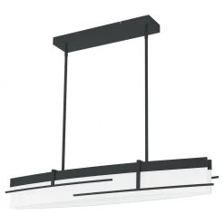 Lander 2-Light Integrated LED Matte Black Chandelier by Quoizel 12 Lander 2-Light Integrated LED Matte Black Chandelier by Quoizel -Quoizel Sales matte black quoizel chandeliers pclan144mbk 4f 1000