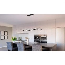 Newport 42.25 in. Matte Black LED Chandelier by Quoizel -Quoizel Sales matte black quoizel chandeliers pcnpt138mbk 31 1000