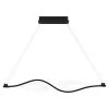 Saratoga 38 in. Matte Black LED Chandelier by Quoizel -Quoizel Sales matte black quoizel chandeliers pcstg138mbk 64 1000