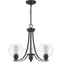 Pruitt 3-Light Matte Black Chandelier by Quoizel 9 Pruitt 3-Light Matte Black Chandelier by Quoizel -Quoizel Sales matte black quoizel chandeliers prus5022mbk c3 1000