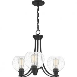 Pruitt 3-Light Matte Black Chandelier by Quoizel 8 Pruitt 3-Light Matte Black Chandelier by Quoizel -Quoizel Sales matte black quoizel chandeliers prus5022mbk e1 1000