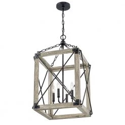 Gemma 4-Light Matte Black Pendant by Quoizel -Quoizel Sales matte black quoizel chandeliers qf5223mbk 4f 1000