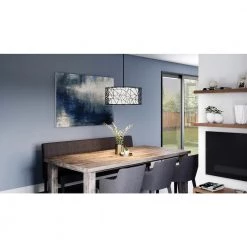 Newcastle 4-Light Matte Black Pendant by Quoizel -Quoizel Sales matte black quoizel chandeliers qop5274mbk 31 1000