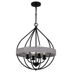 Tansy 4-Light Matte Black Pendant with Clear by Quoizel 14 Tansy 4-Light Matte Black Pendant with Clear by Quoizel -Quoizel Sales matte black quoizel chandeliers qp5339mbk 4f 1000