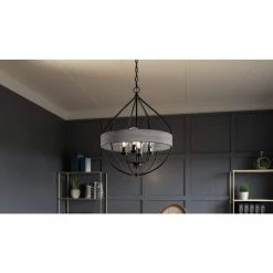 Tansy 4-Light Matte Black Pendant with Clear by Quoizel 12 Tansy 4-Light Matte Black Pendant with Clear by Quoizel -Quoizel Sales matte black quoizel chandeliers qp5339mbk e1 1000