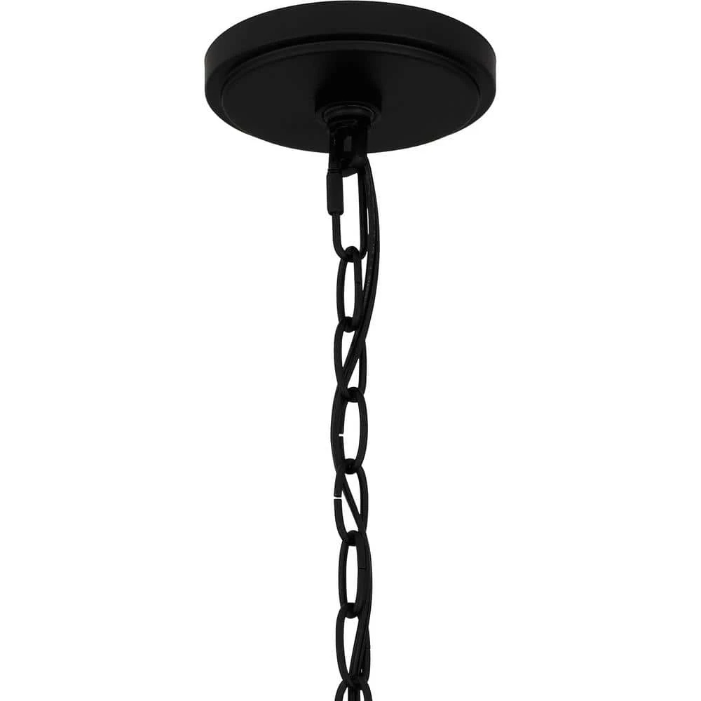 Waylon 4-Light Matte Black Standard Pendant by Quoizel 9 Waylon 4-Light Matte Black Standard Pendant by Quoizel - Image 7