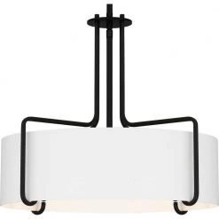 Hanley 4-Light Matte Black Standard Pendant by Quoizel 16 Hanley 4-Light Matte Black Standard Pendant by Quoizel -Quoizel Sales matte black quoizel chandeliers qp5596mbk 44 1000