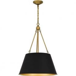 Aberdale 4-Light Matte Black Pendant by Quoizel